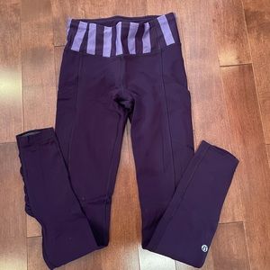 Women’s purple Lululemon leggings